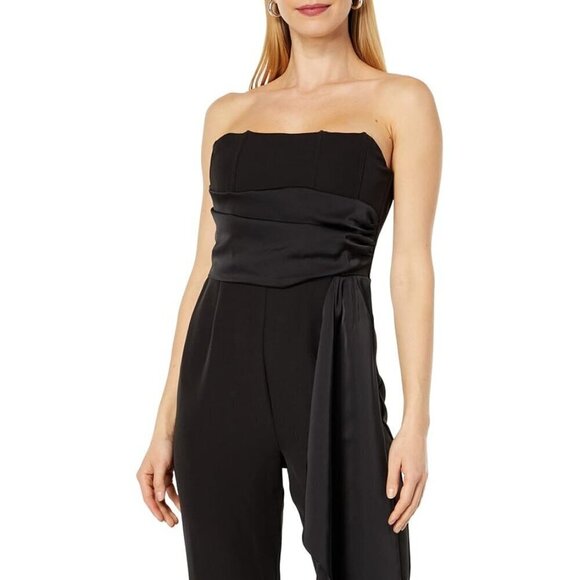 Steve Madden Harlen Jumpsuit in Black Small Womens Dressy Cocktail outfit - Picture 15 of 16